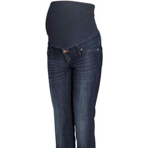 H&M Women's Straight Leg Jeans - Dark Blue